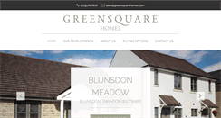 Desktop Screenshot of greensquarehomes.com